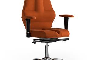 Кресло KULIK SYSTEM NANO Ткань без подголовника без строчки Оранжевый (16-909-BS-MC-0510)