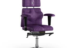Кресло KULIK SYSTEM PYRAMID Антара с подголовником со строчкой Фиолетовый (9-901-WS-MC-0306)
