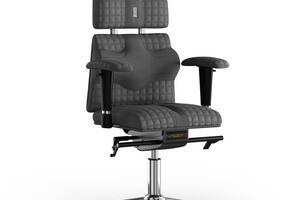 Кресло KULIK SYSTEM PYRAMID Ткань с подголовником со строчкой Серый (9-901-WS-MC-0506)