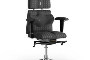 Кресло KULIK SYSTEM PYRAMID Ткань с подголовником со строчкой Черный (9-901-WS-MC-0507)