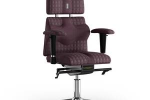 Кресло KULIK SYSTEM PYRAMID Ткань с подголовником со строчкой Фиолетовый (9-901-WS-MC-0509)