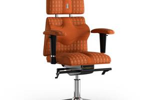Кресло KULIK SYSTEM PYRAMID Ткань с подголовником со строчкой Оранжевый (9-901-WS-MC-0510)