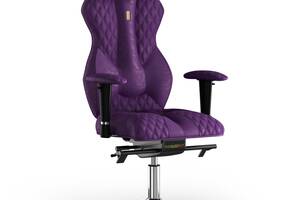 Кресло KULIK SYSTEM ROYAL Антара с подголовником со строчкой Фиолетовый (5-901-WS-MC-0306)