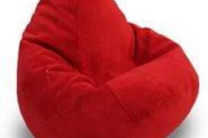 Кресло мешок груша Beans Bag Оксфорд Стронг 85*105 см Красный (hub_avmw8e)