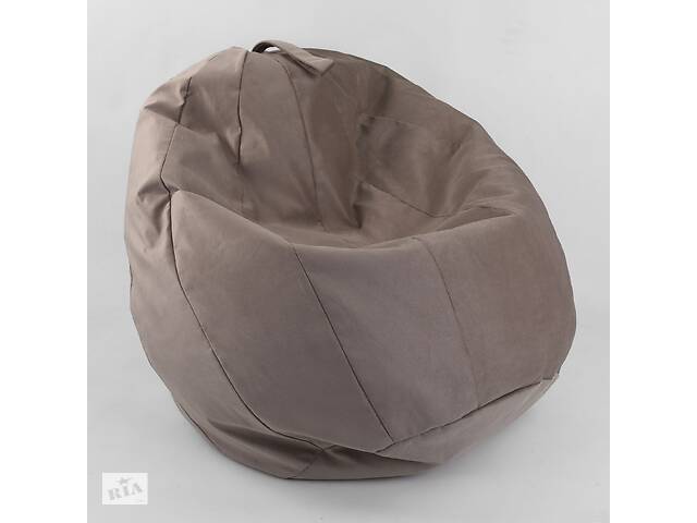 Кресло-мешок пенополистероловый шарик Алекс Груша 70 х 70 х 100 см Cappuccino (102265)