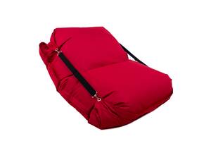 Крісло мішок Tia-Sport подушка складана 185х140х20 см червоний (sm-0685)