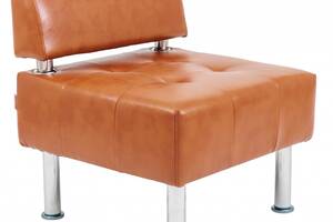Кресло Richman Офис 680 x 680 x 750H см Со спинкой Титан Cognac Коричневое
