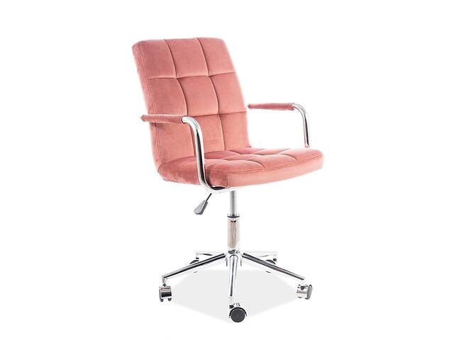 Комп'ютерне крісло поворотне Q-022 Velvet Античний Рожевий OBRQ022VRA