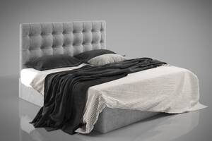 Кровать BNB GrenadineDesign без подъемного механизма 160x190 светло-серый