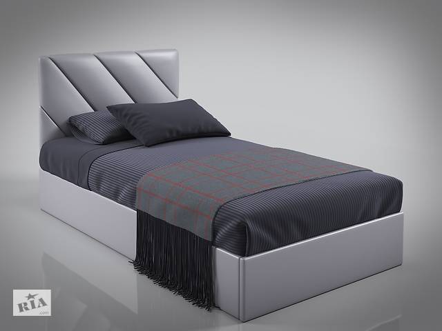 Ліжко BNB SheridanDesign з підйомним механізмом каркас метал 80x200 сірий