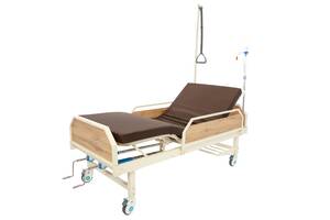 Кровать для лежачих больных MED1-C09UA (бежевая)