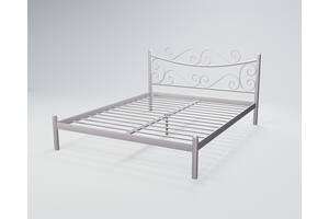 Ліжко двоспальне BNB AzalyaDesign 120х190 біло-сірий