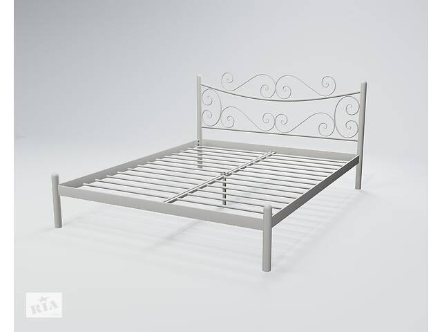 Ліжко двоспальне BNB AzalyaDesign 120х190 світло-сірий