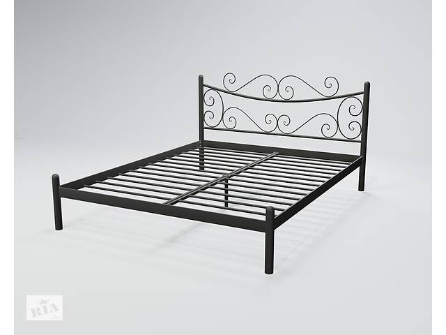 Кровать двухспальная BNB AzalyaDesign 120х200 темно-серый