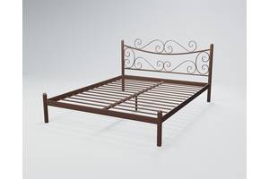 Ліжко двоспальне BNB AzalyaDesign 140х200 коричневий