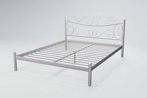 Кровать двухспальная BNB AzalyaDesign 180х190 бело-серый