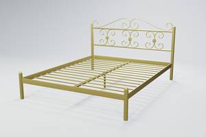 Кровать двухспальная BNB BegoniyaDesign 120х190 золотой