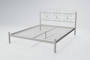 Ліжко двоспальне BNB BegoniyaDesign 140x190 біло-сірий