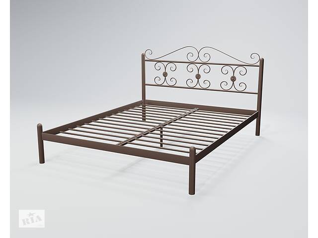 Кровать двухспальная BNB BegoniyaDesign 140x190 темно-коричневый