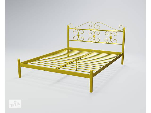 Ліжко двоспальне BNB BegoniyaDesign 160x190 жовтий