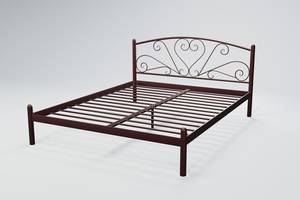 Кровать двухспальная BNB KarissaDesign 120х200 бордовый