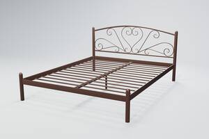 Кровать двухспальная BNB KarissaDesign 120х200 коричневый