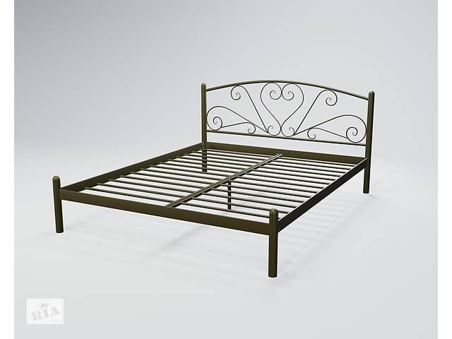 Кровать двухспальная BNB KarissaDesign 120х200 оливковый