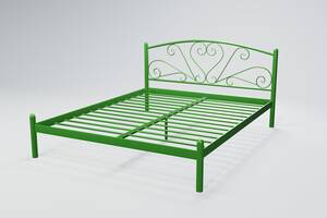 Кровать двухспальная BNB KarissaDesign 120х200 зеленый
