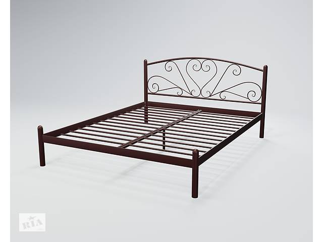 Кровать двухспальная BNB KarissaDesign 140х200 бордовый