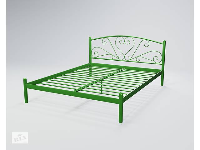 Кровать двухспальная BNB KarissaDesign 140х200 зеленый