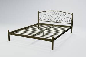 Кровать двухспальная BNB KarissaDesign 160х190 оливковый