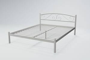 Кровать двухспальная BNB ViolaDesign 120х200 молочный