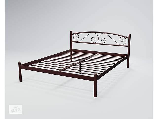 Кровать двухспальная BNB ViolaDesign 140х190 бордовый