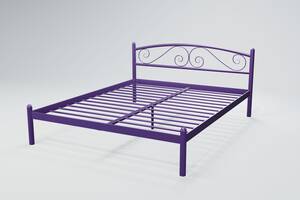 Кровать двухспальная BNB ViolaDesign 160х190 фиолетовый