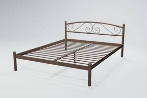 Кровать двухспальная BNB ViolaDesign 180х200 темно-коричневый