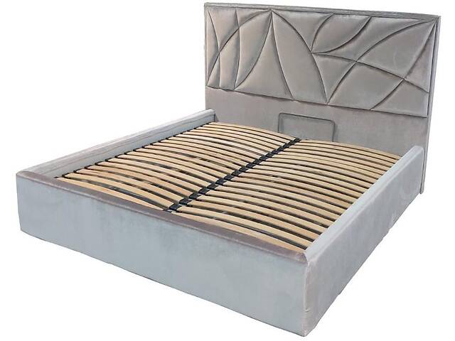 Кровать двуспальная BNB Aurora Comfort 160 x 200 см Simple Серый