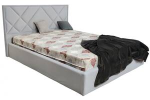 Ліжко двоспальне BNB Dracar Comfort 180 x 200 см Simple Сірий