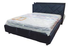 Ліжко двоспальне BNB Dracar Premium 140 х 200 см Allure Синій