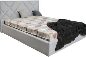 Кровать двуспальная BNB Dracar Premium 160 х 200 см Simple Серый