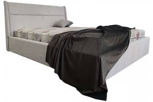 Кровать двуспальная BNB Duncan Comfort 180 x 200 см Simple Серый