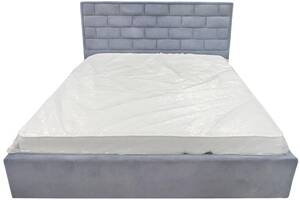 Кровать двуспальная BNB Littorio Comfort 180 x 200 см Simple Серый