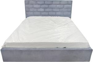 Кровать двуспальная BNB Littorio Comfort 180 x 200 см Simple Серый