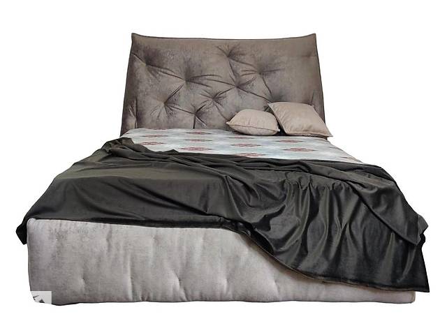 Ліжко двоспальне BNB Mayflower Comfort 160 x 200 см Simple Сірий