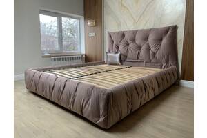 Ліжко двоспальне BNB Mayflower Premium 140 х 200 см Simple Коричневий