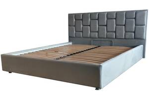 Ліжко двоспальне BNB Royal Comfort 140 х 200 см На ніжках Сірий
