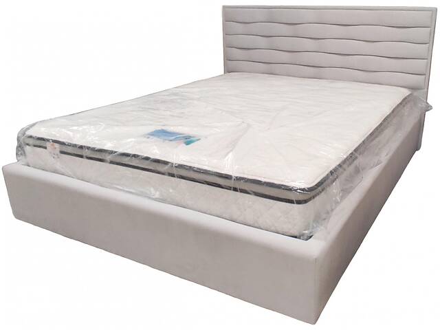 Кровать двуспальная BNB White Star Comfort 160 x 200 см Simple Серый