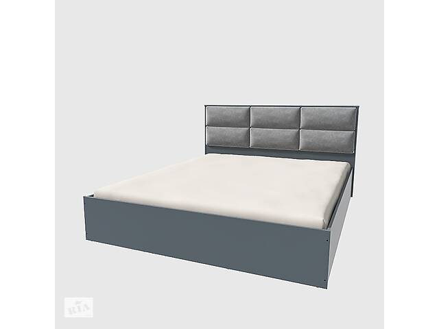 Кровать двуспальная Эверест КЛ-1400 Лайт (с подъемным механизмом) 140х200 см Графит (EVR-4904)