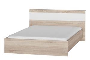 Кровать двуспальная Эверест Соната-1400 сонома + белый