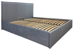 Кровать двуспальная Richman Андреа Comfort 160 х 200 см Monolith 70 С подъемным механизмом и нишей для белья Серая