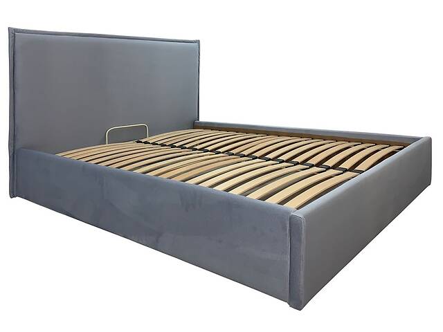 Кровать двуспальная Richman Андреа Comfort 160 х 200 см Monolith 70 С подъемным механизмом и нишей для белья Серая